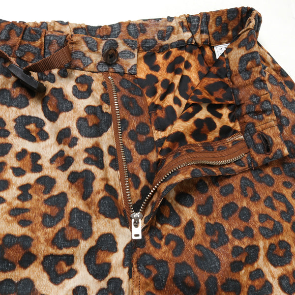LEOPARD PRINTED EASY SHORT PANTS