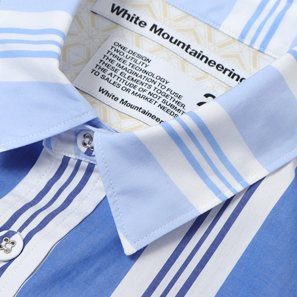 STRIPED BIG HALF SLEEVES SHIRT