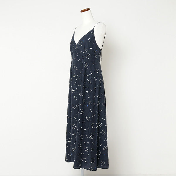 firming silk print camisole dress