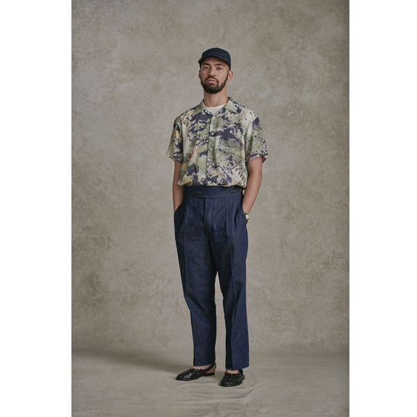 ORIGINAL PRINTED O/C SHI. (-ORIENTAL-short sleeve)