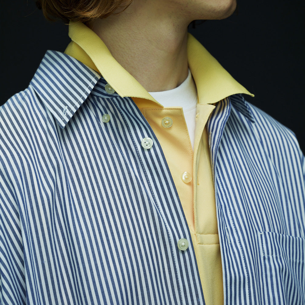 TECH BUTTON DOWN SHIRTS L/S STRIPE