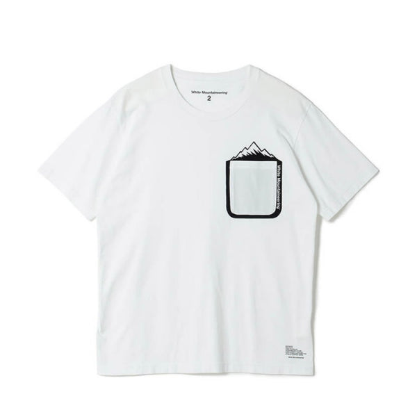 MOUNTAIN PRINTED POCKET T-SHIRT