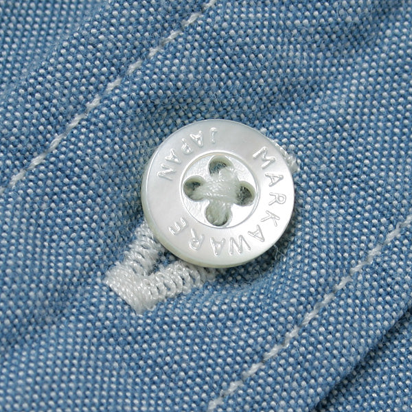 RESIZED UTILITY SHIRTS ORGANIC COTTON CHAMBRAY
