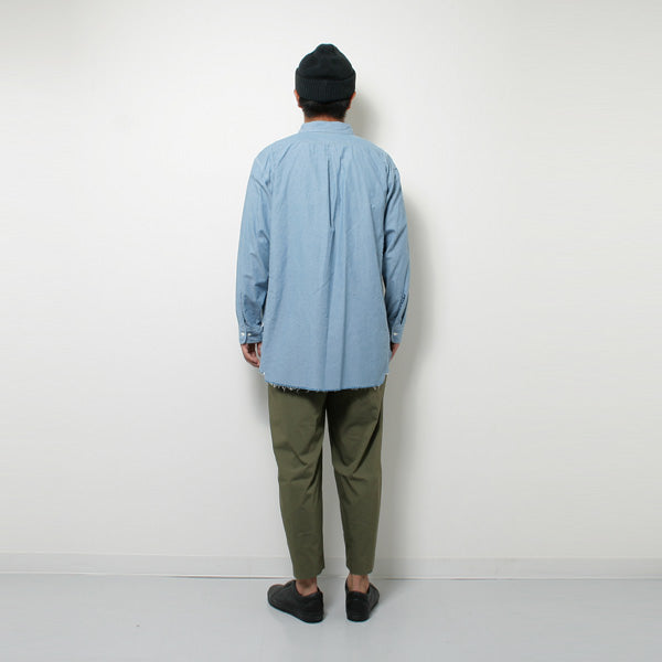 RESIZED UTILITY SHIRTS ORGANIC COTTON CHAMBRAY
