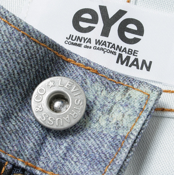 綿バックサテン インクジェットプリント Levi's Wネーム P906