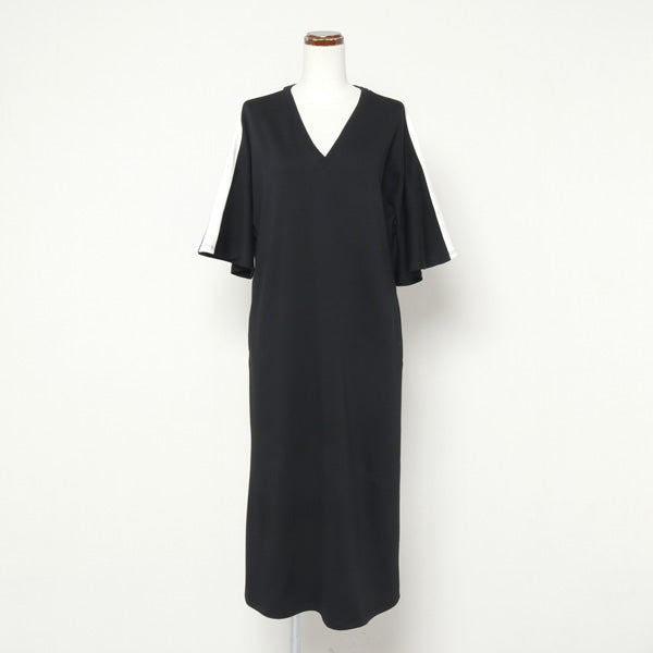 suvin pima jersey flared sleeve dress