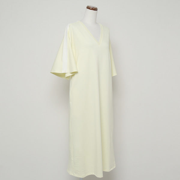 suvin pima jersey flared sleeve dress