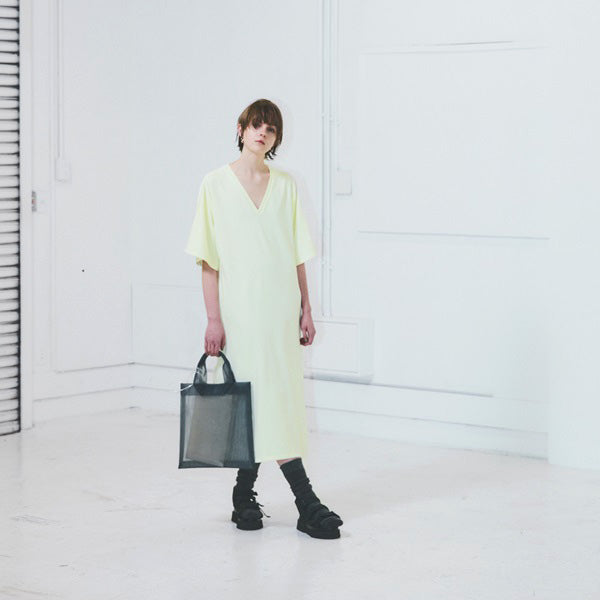 suvin pima jersey flared sleeve dress