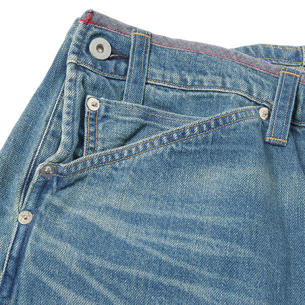 綿セルヴィッチデニムlevi'sオーバーオールカスタマイズ P202
