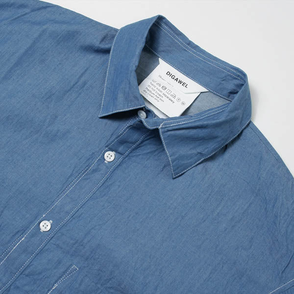 DUNGAREE BIG POCKET SHIRT
