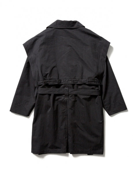 POWER SHOULDER TRENCH COAT