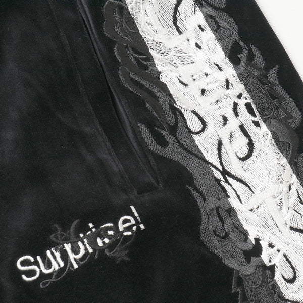 LINED CHAOS EMBROIDERY TRACK PANTS