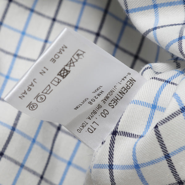 Ascot Collar EDW Shirt - Tattersall Plaid
