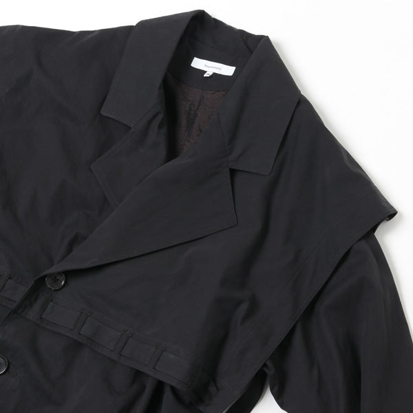 POWER SHOULDER TRENCH COAT