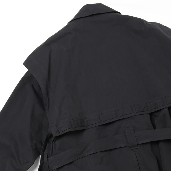 POWER SHOULDER TRENCH COAT
