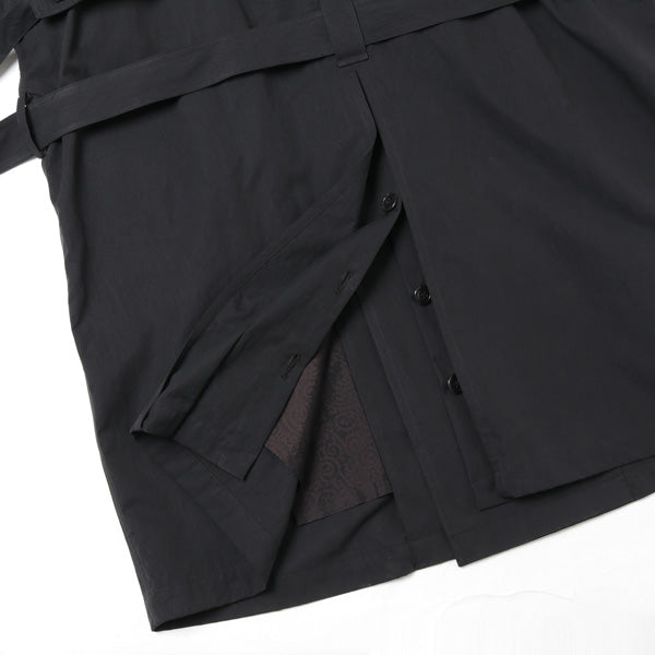 POWER SHOULDER TRENCH COAT