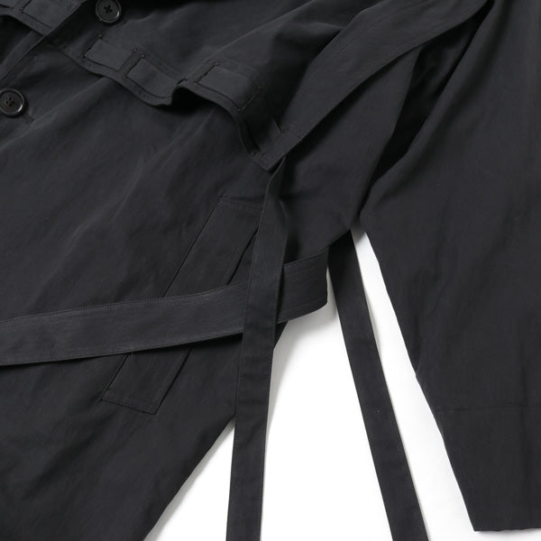 POWER SHOULDER TRENCH COAT