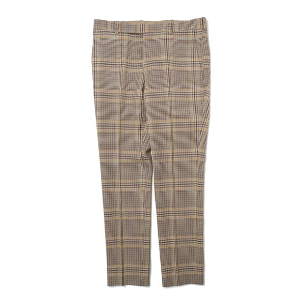 AURALEE(オーラリー) WOOL SERGE CHECK NARROW SLACKSチェックスラックスパンツA9AP03SC A9AP03SC  ベージュ サイズ 4｜【公式】カインドオルオンライン ブランド古着・中古通販【kindal】