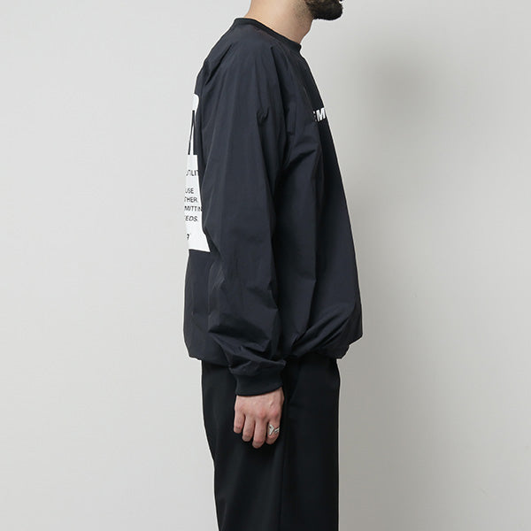 LOGO PRINTED RAGLAN PULLOVER