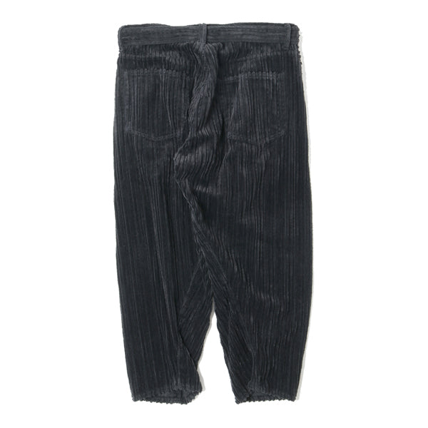 CORDUROY WIDE TAPERED TROUSERS