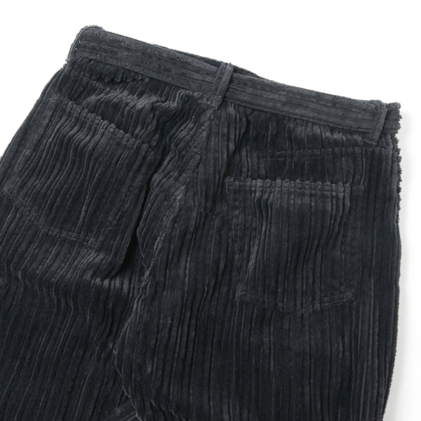 CORDUROY WIDE TAPERED TROUSERS