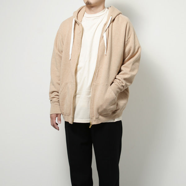 FRONT ZIP HOODIE ORGANIC COTTON