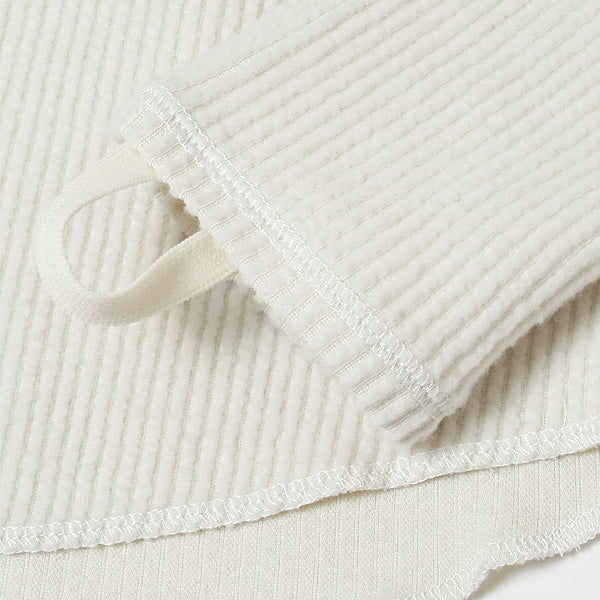 KNIT CORDUROY MOCKNECK