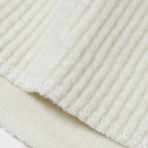 KNIT CORDUROY MOCKNECK