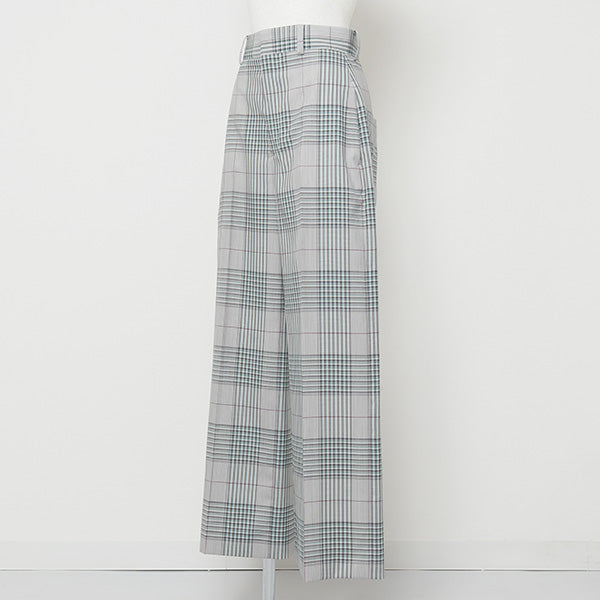 wool typewriter highwaist wide pants