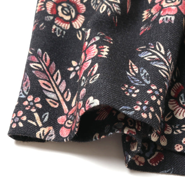 FLOWER PATTERN WIDE PANTS