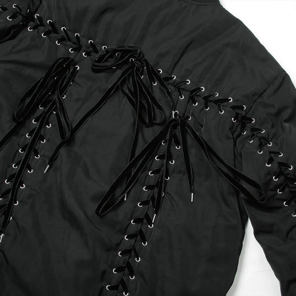 LACE UP MA-1 COAT