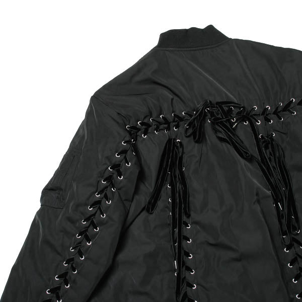 LACE UP MA-1 COAT