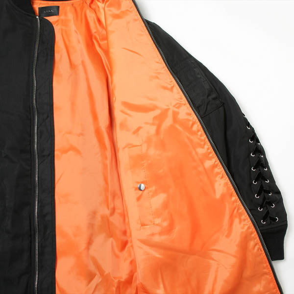 LACE UP MA-1 COAT