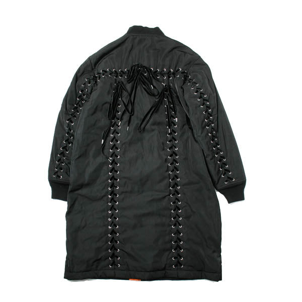 LACE UP MA-1 COAT