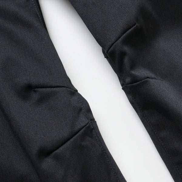 TWILL STRETCHED DARTED PANTS