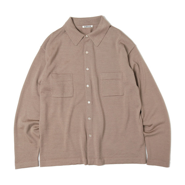 SUPER FINE WOOL KNIT SHIRTS