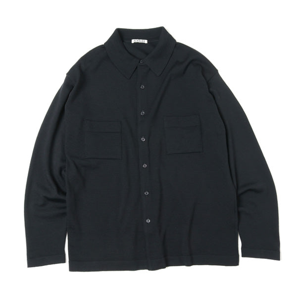 SUPER FINE WOOL KNIT SHIRTS