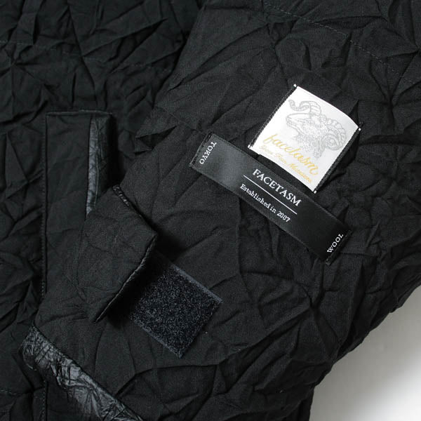 WRINKLED WOOL DOWN JACKET
