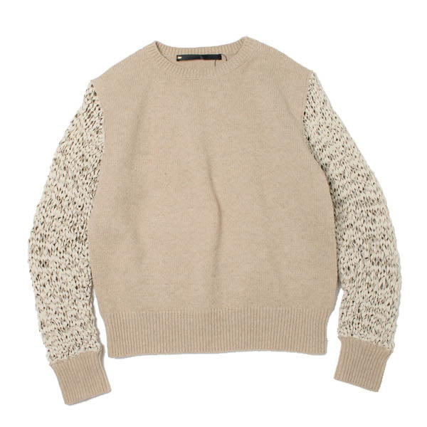 Suede net knit