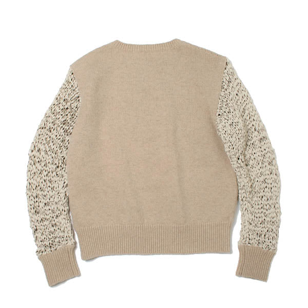 Suede net knit