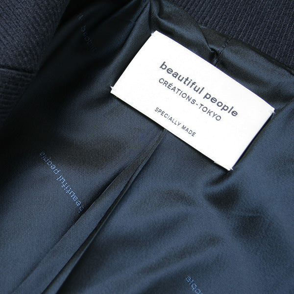 diagonal melton conv ex shaped pea coat