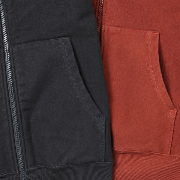 SUPER MILLED SWEAT ZIP PARKA