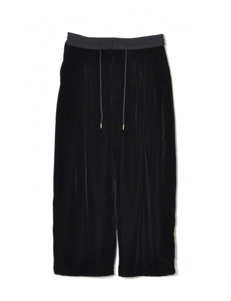 VELVET WIDE PANTS