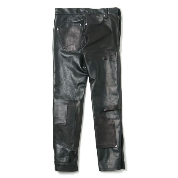 PUZZLE LEATHER PANTS