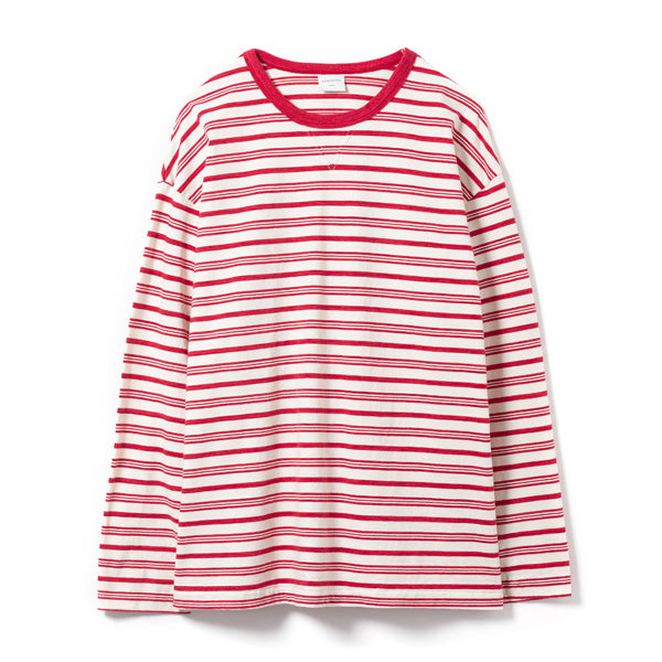 Side Slit Border L/S Tee