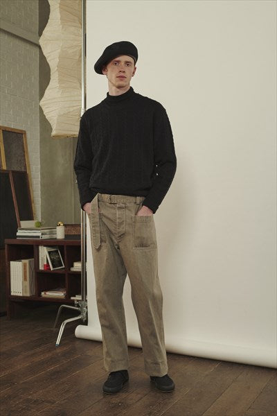 PIPING KNIT BERRET