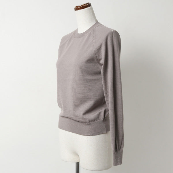 slit knitting pullover