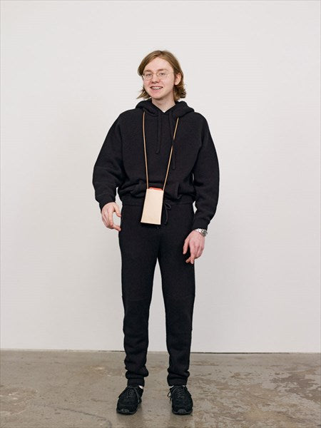 MERINO WOOL KNIT HOODY