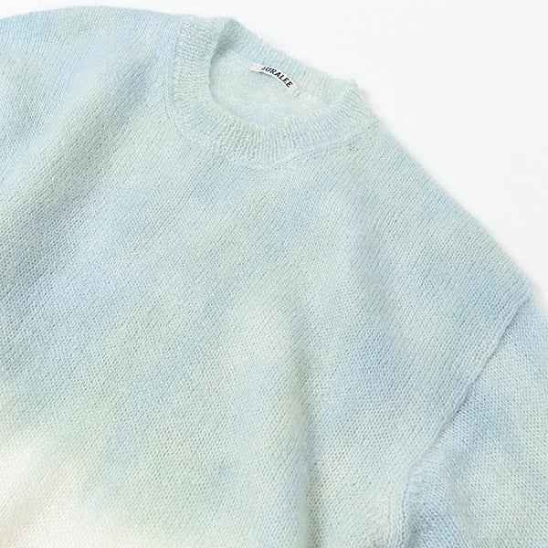 SUPER KID MOHAIR TIE DYE KNIT P/O