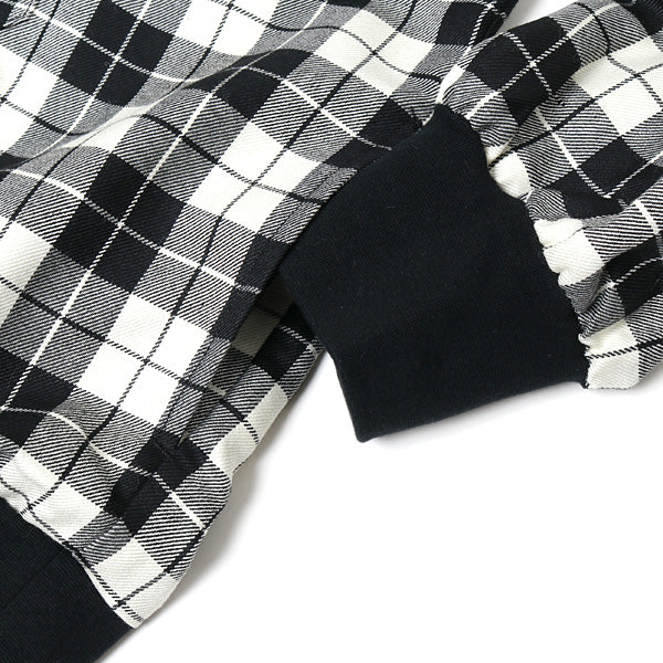 ZIP POLO(BLACK CHECK)